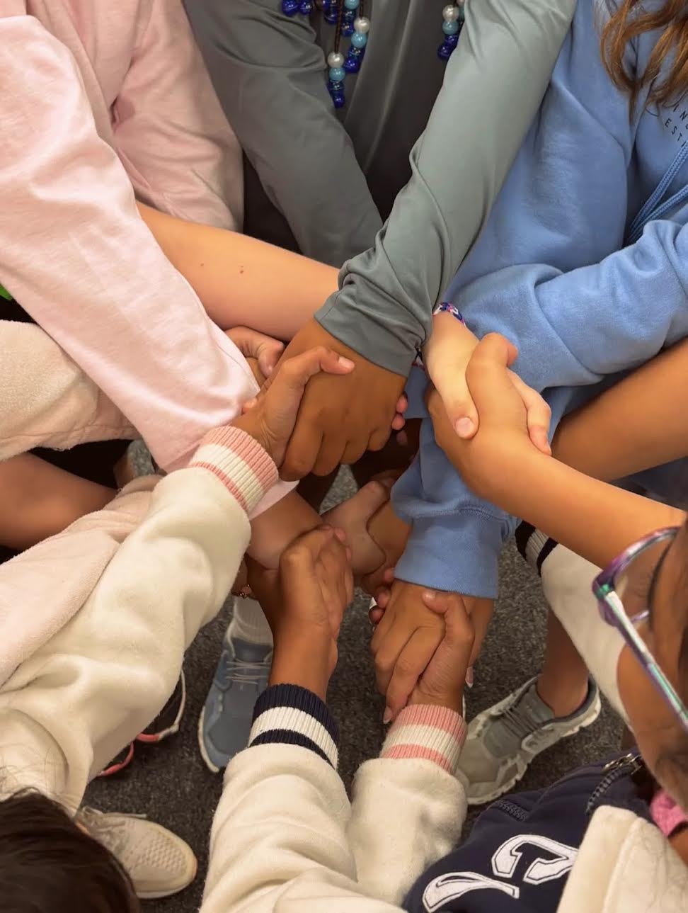 Period products and community members supporting one another